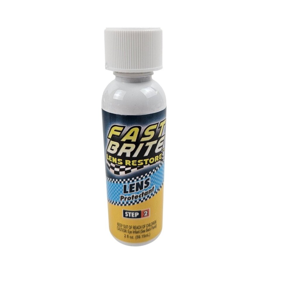 Fast Brite Auto Headlight Restorer Kit Lens Removes Oxidation Polishes Seals - Picture 12 of 12
